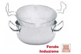 Friggitrice inox cm 40 modello lady Omra