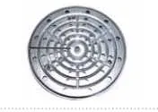 Piastra radiale ferro alluminio mm 220 Omra