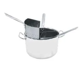 Set cottura multiuso: casseruola + 3 cestelli multiuso modello daisy cm 30 Omra