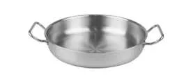 Tegame 2 manici catering cm 32 fondo induzione modello ariel Omra