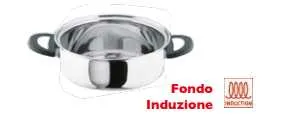 Tegame 2 manici cm 22 modello lady plastic Omra