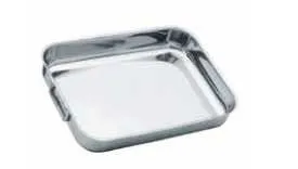 Teglia rettangolare 25x18 cm inox Omra