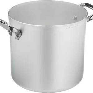 Agnelli - Pentola Alta con Due Maniglie Acciaio Inox - Ø 20 cm, H 19 cm - ALMA10320