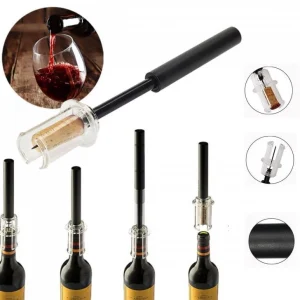 APRIBOTTIGLIE DI VINO AD ARIA AUTOMATICO CAVATAPPI SUGHERO STAPPA APRI BOTTIGLIA