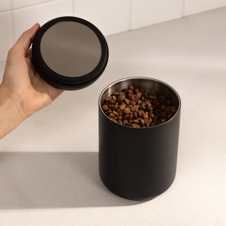 Fellow Atmos contenitore sottovuoto con coperchio elettrico 0.7L - Nero