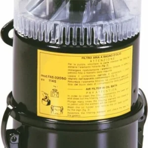 Filtro ad aria bagno d’olio con preFiltro ciclone adattabile al riferimento originale Lombardini 3700,109 Confezione da 1pz