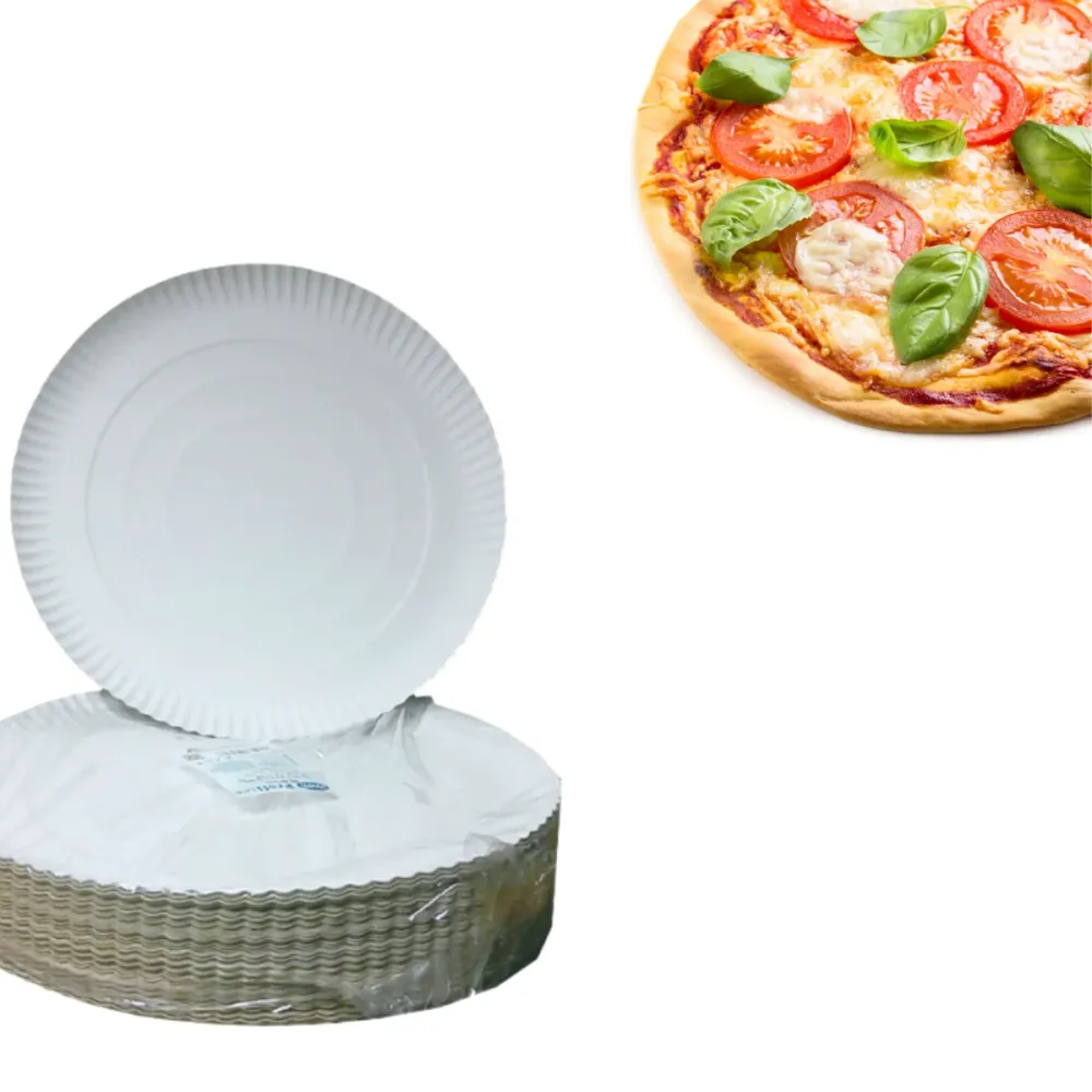 50 pz Piatto pizza cartone € 0,34 Cad + Iva