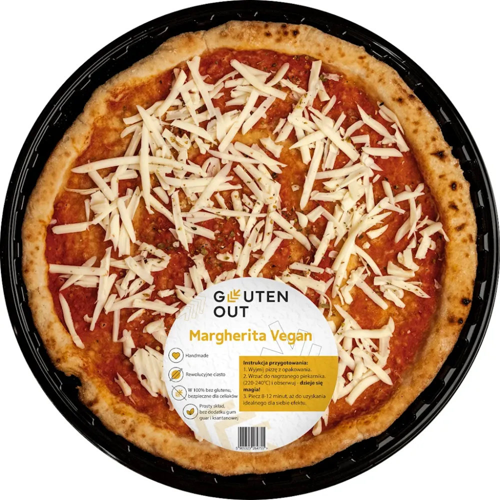 PIZZA MARGHERITA VEGANA SENZA GLUTINE 300 g - GLUTINE ASSENTE