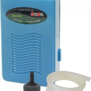 Sb-980 Aeratore Batterie Per Acquario Aria Ossigenatore Air Pump Portatile