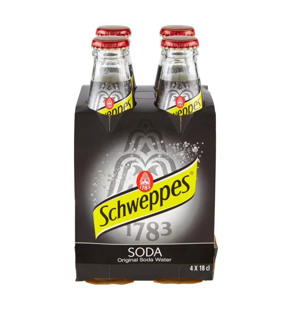 Schweppes Soda, 4x180ml