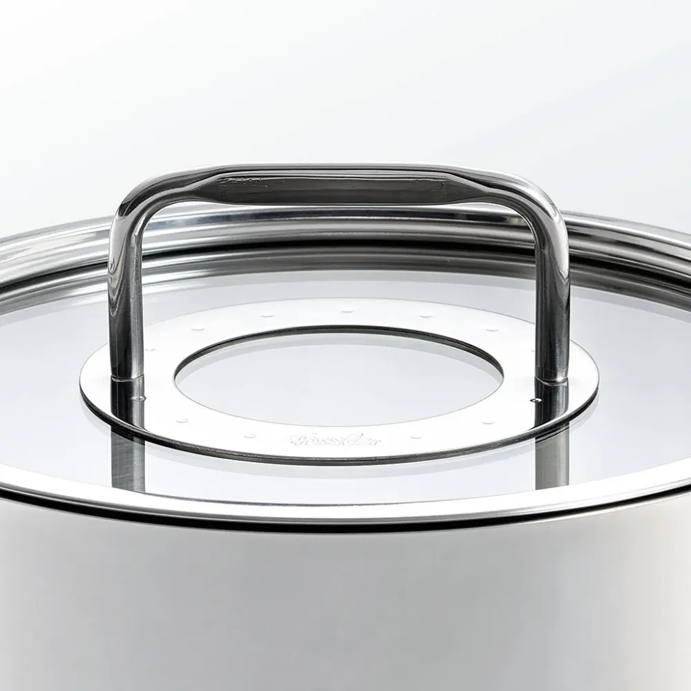 Pentola Bonn Fissler acciaio inox con coperchio