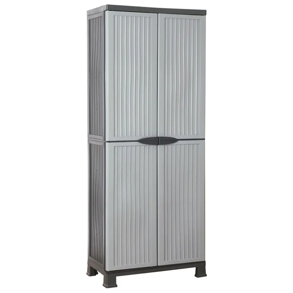 Armadietto Plastica 68x39x171,5 cm Acciaio Inossidabile