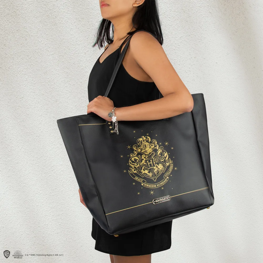 Borsa della spesa nera di Hogwarts