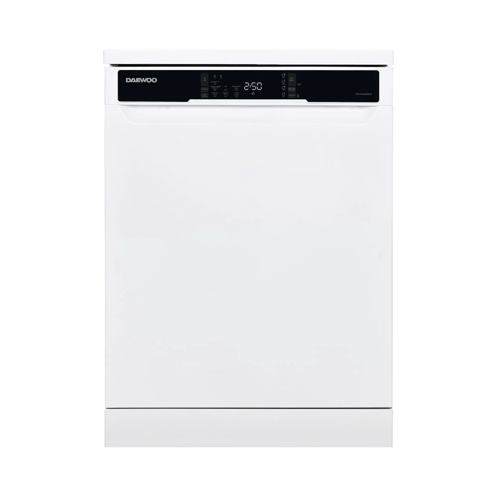 DAEWOO DFF-A1FW47D20-ES Freestanding 60 cm Dishwasher 13PS 47 dBA D Class Autodoor Technology Acciaio Inossidabile