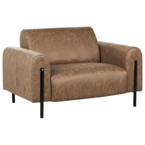 Armchair ASKIM Fabric Brown