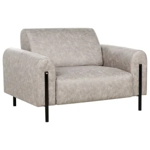 Armchair ASKIM Fabric Light Grey