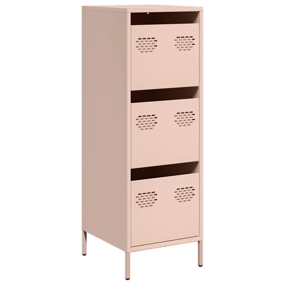 Credenza Rosa 39x35x103,5 cm Acciaio
