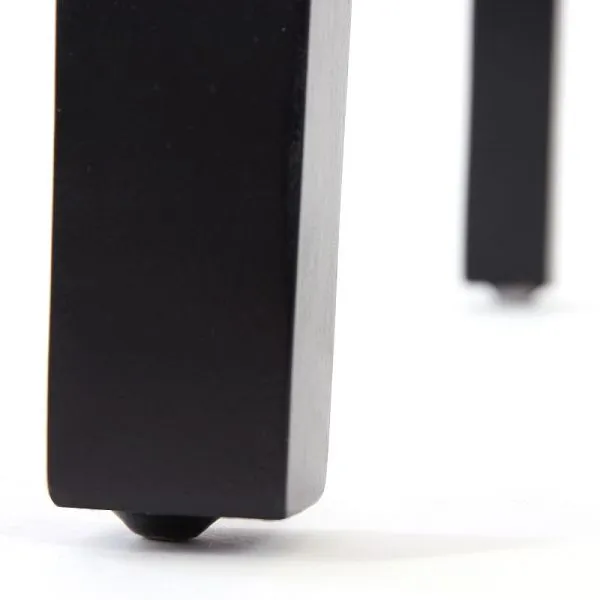 Mendler sedia da pranzo Littau sedia da cucina similpelle nero/bianco gambe scure 74383