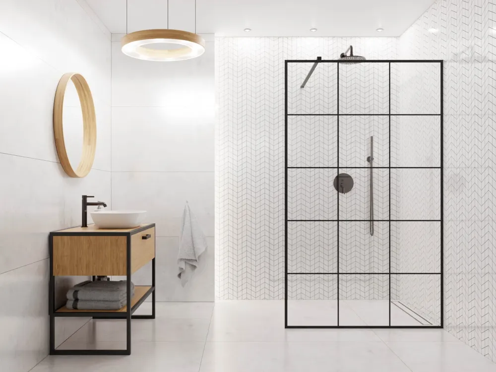 Porcelain stoneware mosaic on maglia bathroom or kitchen 17.2 cm x 29.8 cm - White sugar arrow 1