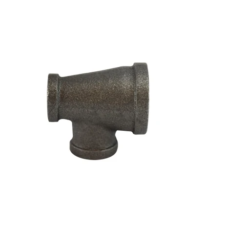 1-1/2" X 1-1/4" X 3/4" Nero puro Reducing Tee Nipples And Fittings 65375