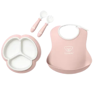 BabyBjörn Mealtime Set, 4 pcs Powder