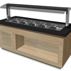 Barra per insalate Saro per 5x 1/1 GN modello DI ALTA GAMMA LINE SB-K200 OAK 366-2710