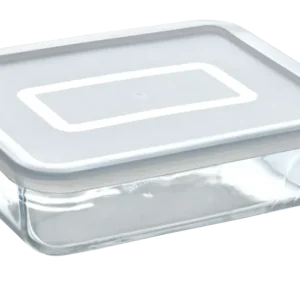Cook & Freeze - Teglia rettangolare vetro con eccezionale coperchio per congelamento