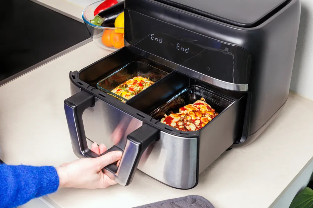 Cook & Freeze - Teglia rettangolare vetro con eccezionale coperchio per congelamento