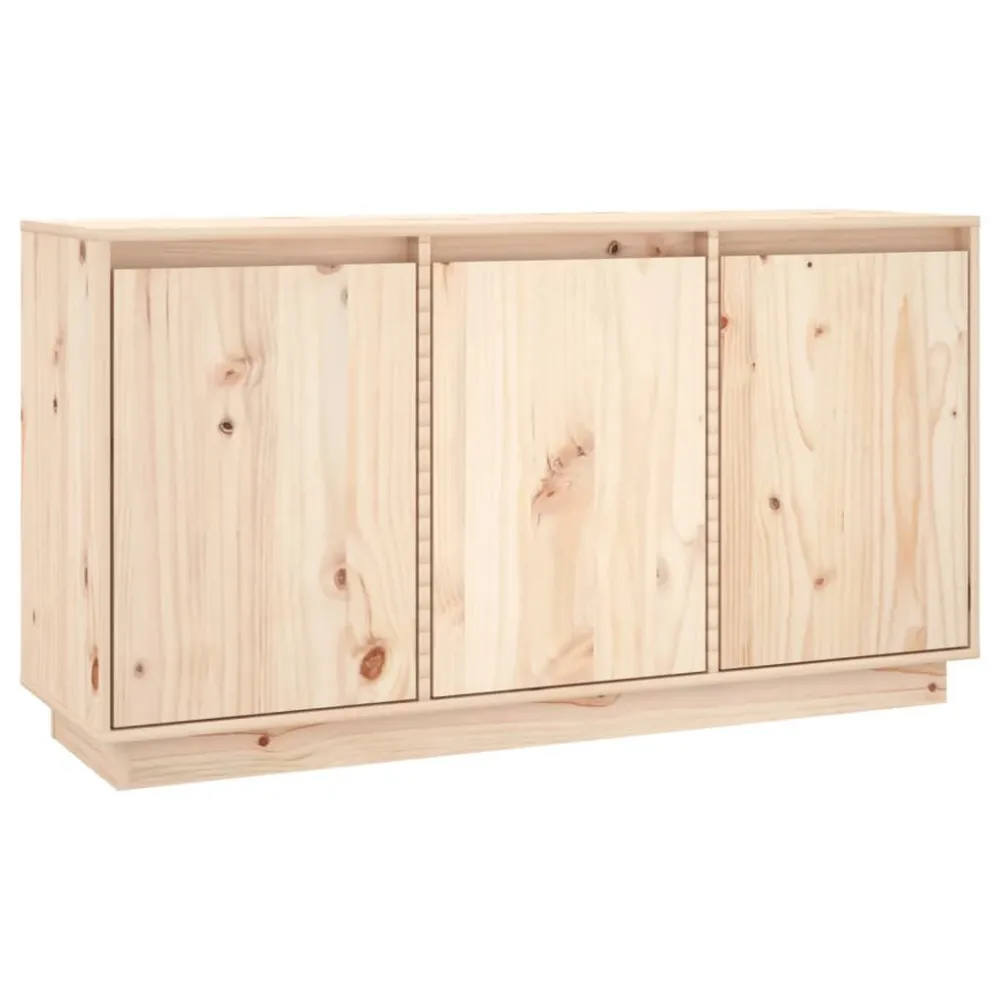 Credenza 111x34x60 cm Legno Massello di Pino