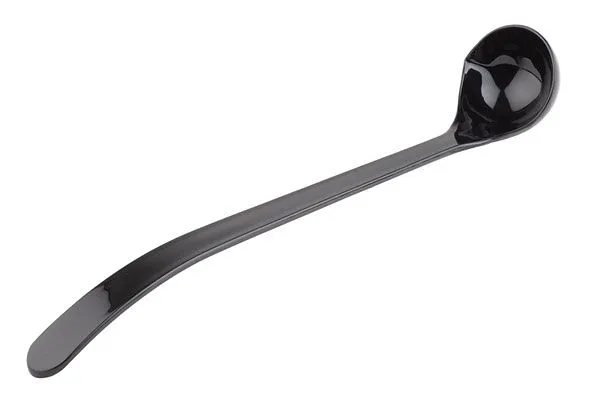 Cucchiaio per condimento APS Ø 6 cm lunghezza 34 cm SAN nero durevole al calore fino + 100°C 88609
