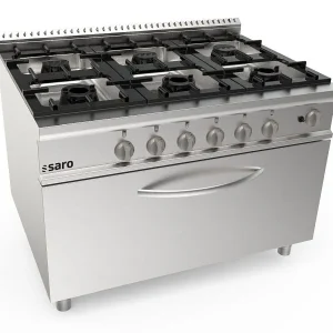 Fornello gas Saro + forno gas 6 fuochi LQ 423-8020