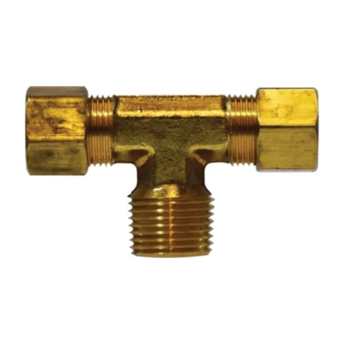 1/4 Inch Compression 1/4 Inch 1/4 Inch MPT Branch Tee Ottone 00072-0404