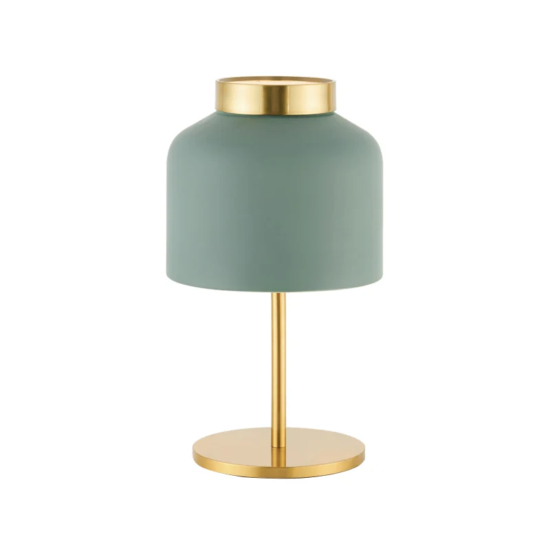 Premium Lampada da comodino metallo Jar Lampada da comodino postmoderna 1 lampadina bianca/blu per sala da pranzo