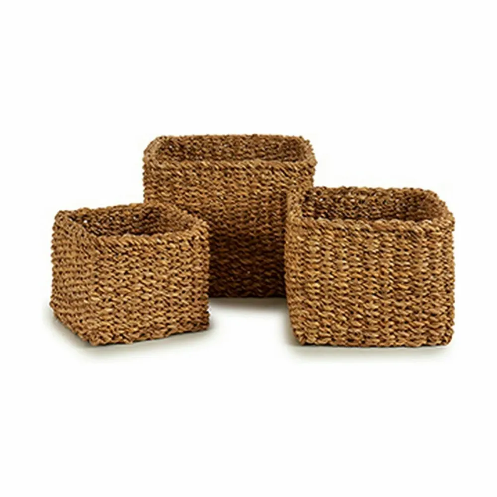 Set di Cesti Marrone (4 Unità)