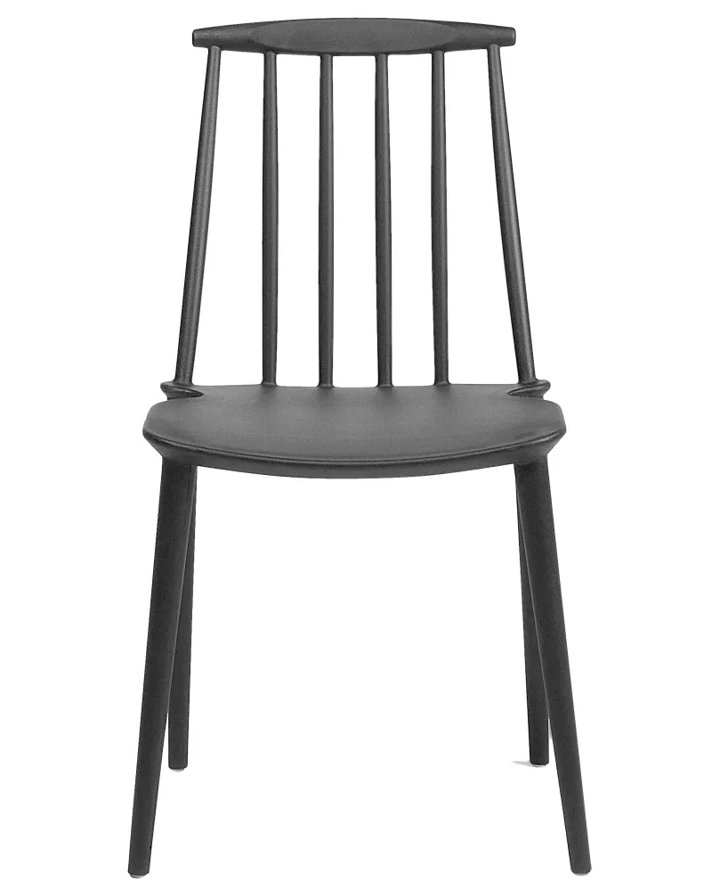 Set 2 Dining Chairs Nero notte VENTNOR