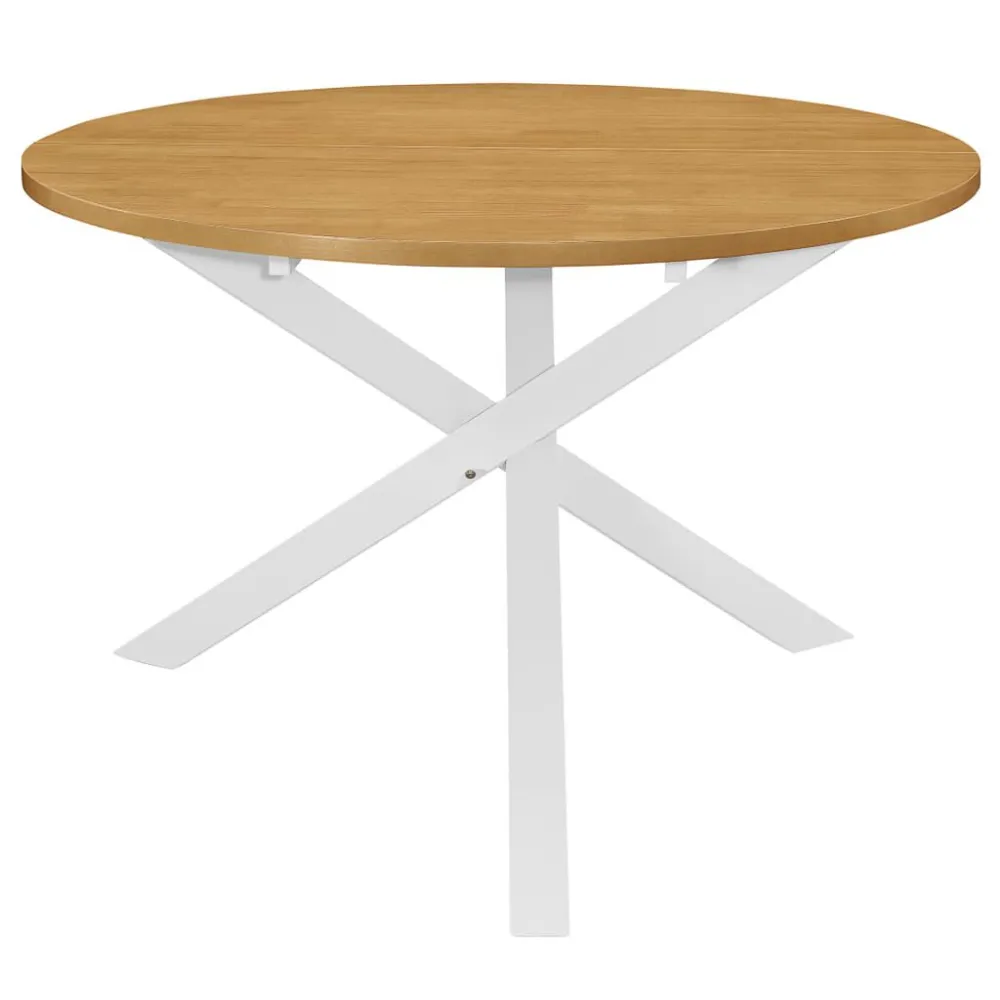 Set per Sala da Pranzo 5 pz MDF Bianco