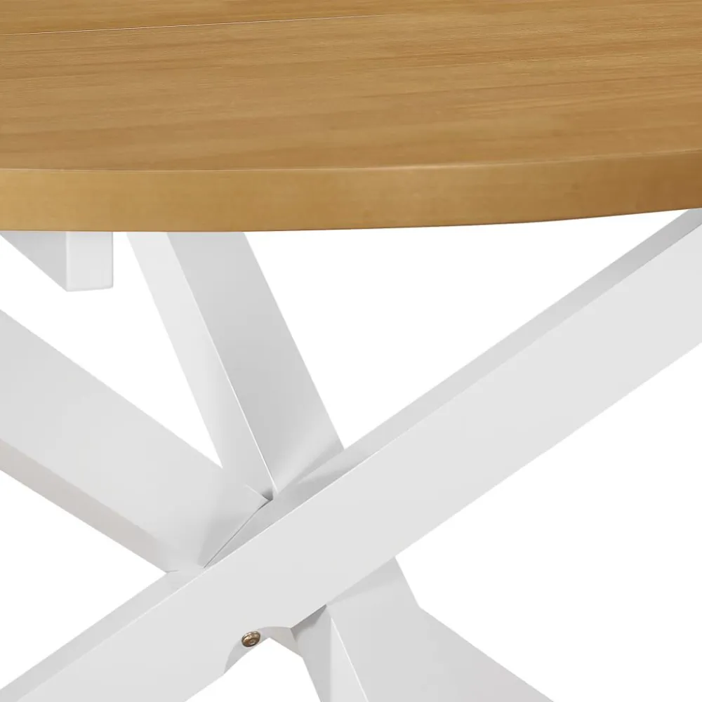Set per Sala da Pranzo 5 pz MDF Bianco