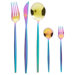Set di 30 posate RIGATONI Multicolore