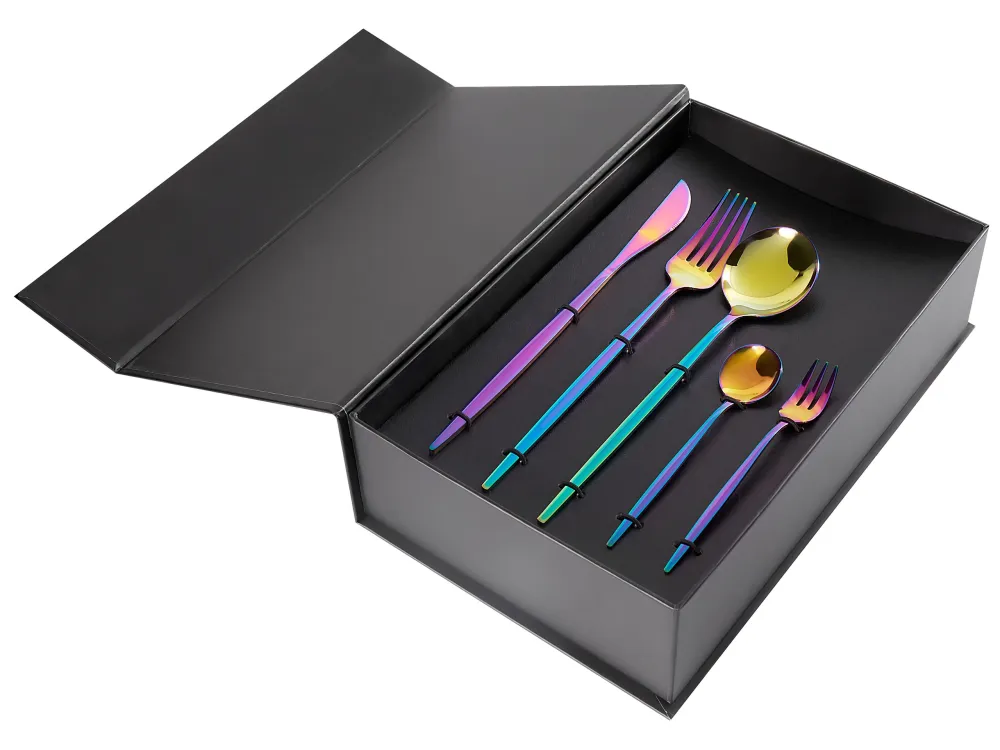 Set di 30 posate RIGATONI Multicolore