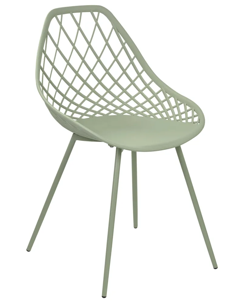 Set di 2 sedie da pranzo verde CANTON II