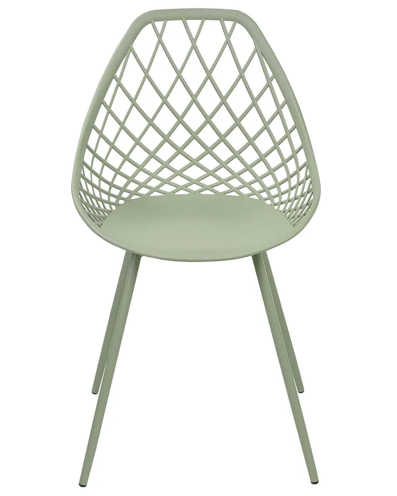 Set di 2 sedie da pranzo verde CANTON II