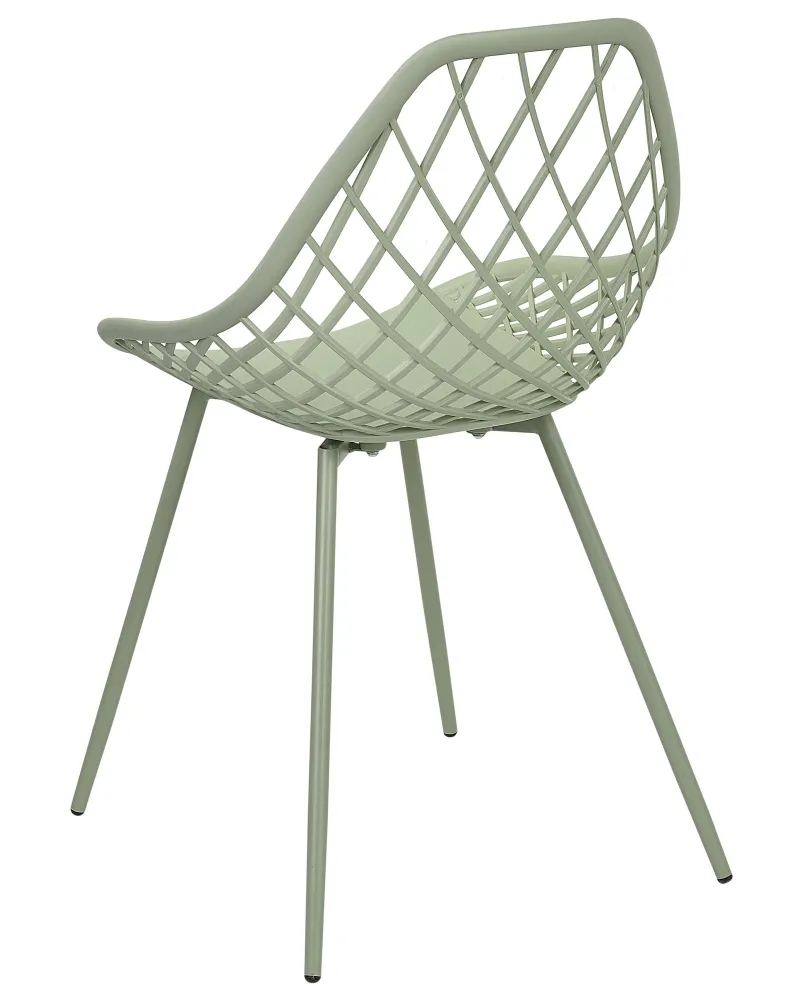 Set di 2 sedie da pranzo verde CANTON II