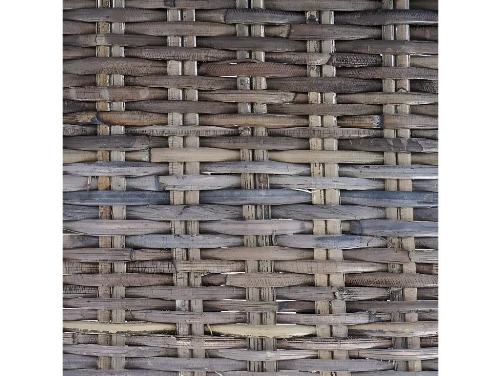 Set 2x sedie rattan Littau Kubu soggiorno cucina sala da pranzo 56x43x89cm