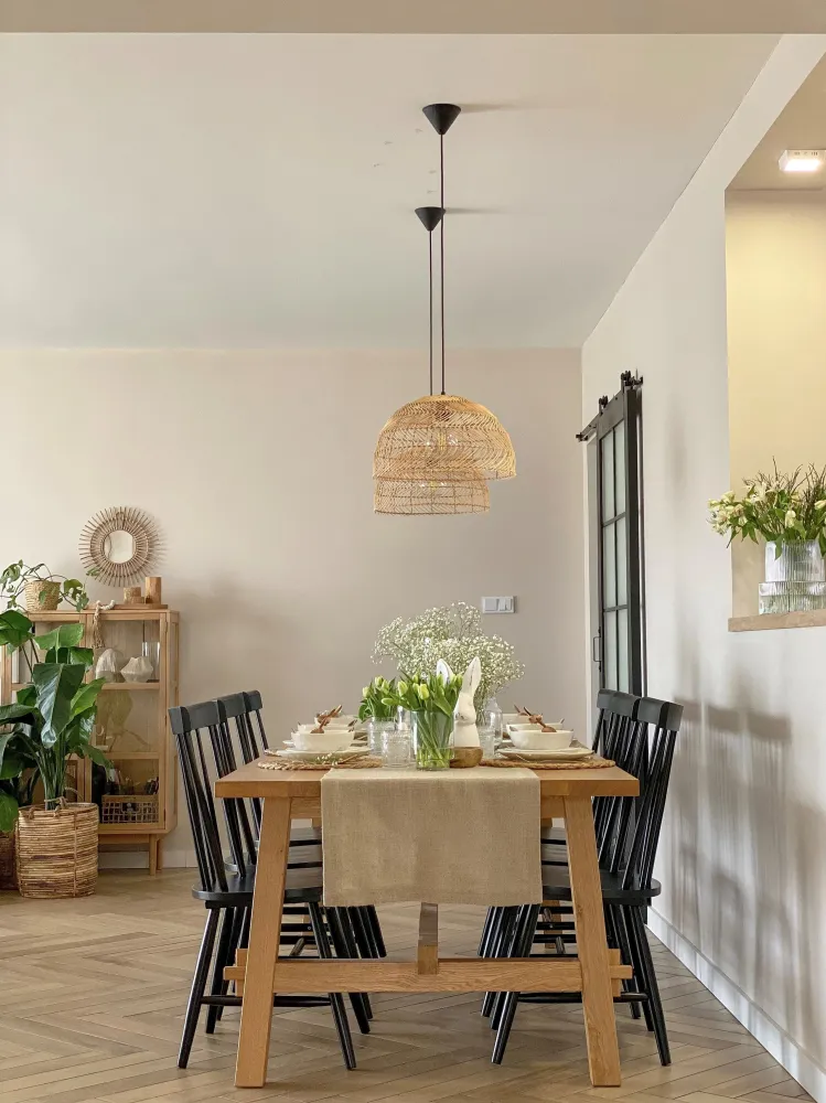 Set 2 Wooden Dining Chairs Black BURGES