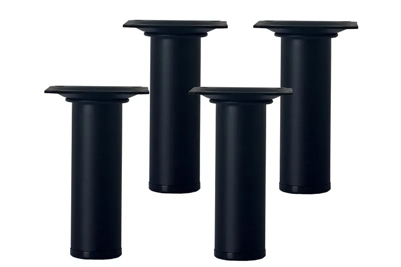 Sistema di elementi BASE TUBO D'ACCIAIO NERO OPACO 25x25x800 mm 11121-00014