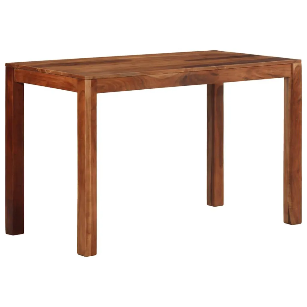 Tavolo da Pranzo 120x60x76 cm Legno Massello di Acacia