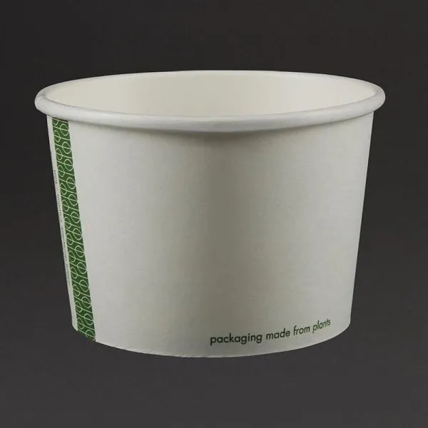 Zuppa compostabile Vegware e bicchieri universali 454cl PU: 500 pezzi GF047