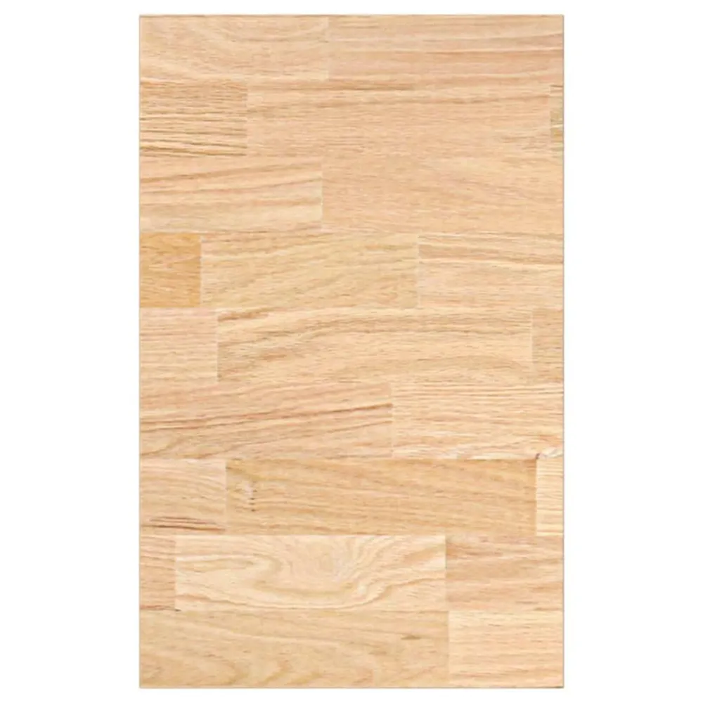 Piano di Lavoro Cucina 40x63,5x4 cm Legno Massello Rovere Misura 150x220 cm