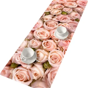 Presine da Forno Table runner table band tablecloth felt pattern table decoration agevole care 95 x 33 cm Diana