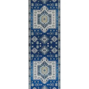 Set di Salviette Runner Rug 60 x 200 cm Blue and Sabbia PARVAKADLI